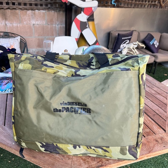 Movie swag Vin Diesel is The Pacifier  weather resistant tote bag - Picture 2 of 6